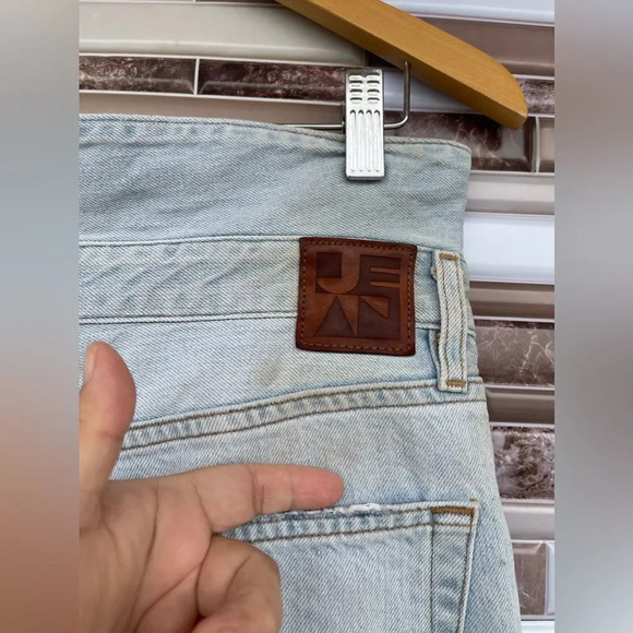 JEAN ATELIER Flip Fold-over High-rised Straight-leg Jeans 28 - Picture 9 of 16